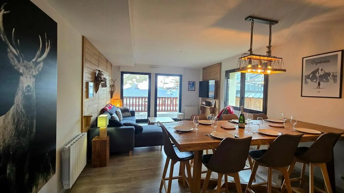Apartamento Le Caribou La Mongie Bagnères-de-Bigorre 0*,